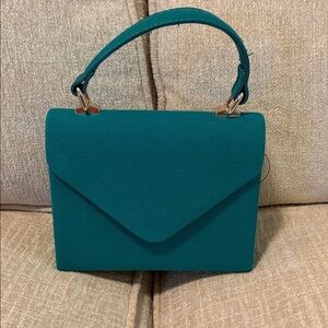 Elegant Teal Handbag